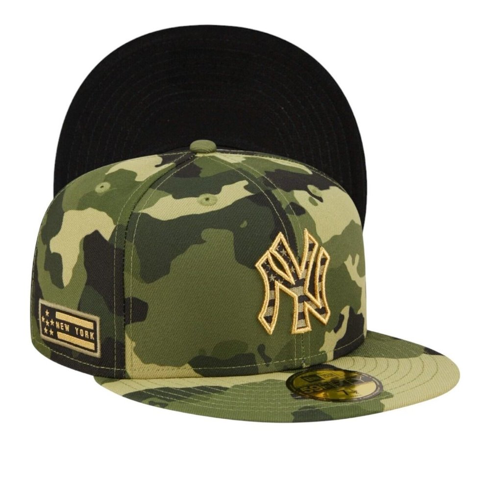 New Era New York Yankees 2022 "Armed Forces Day" On-Field Fitted Hat Size 7